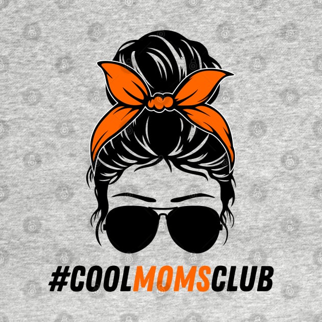 cool moms club messy bun hair cool design by NIKA13